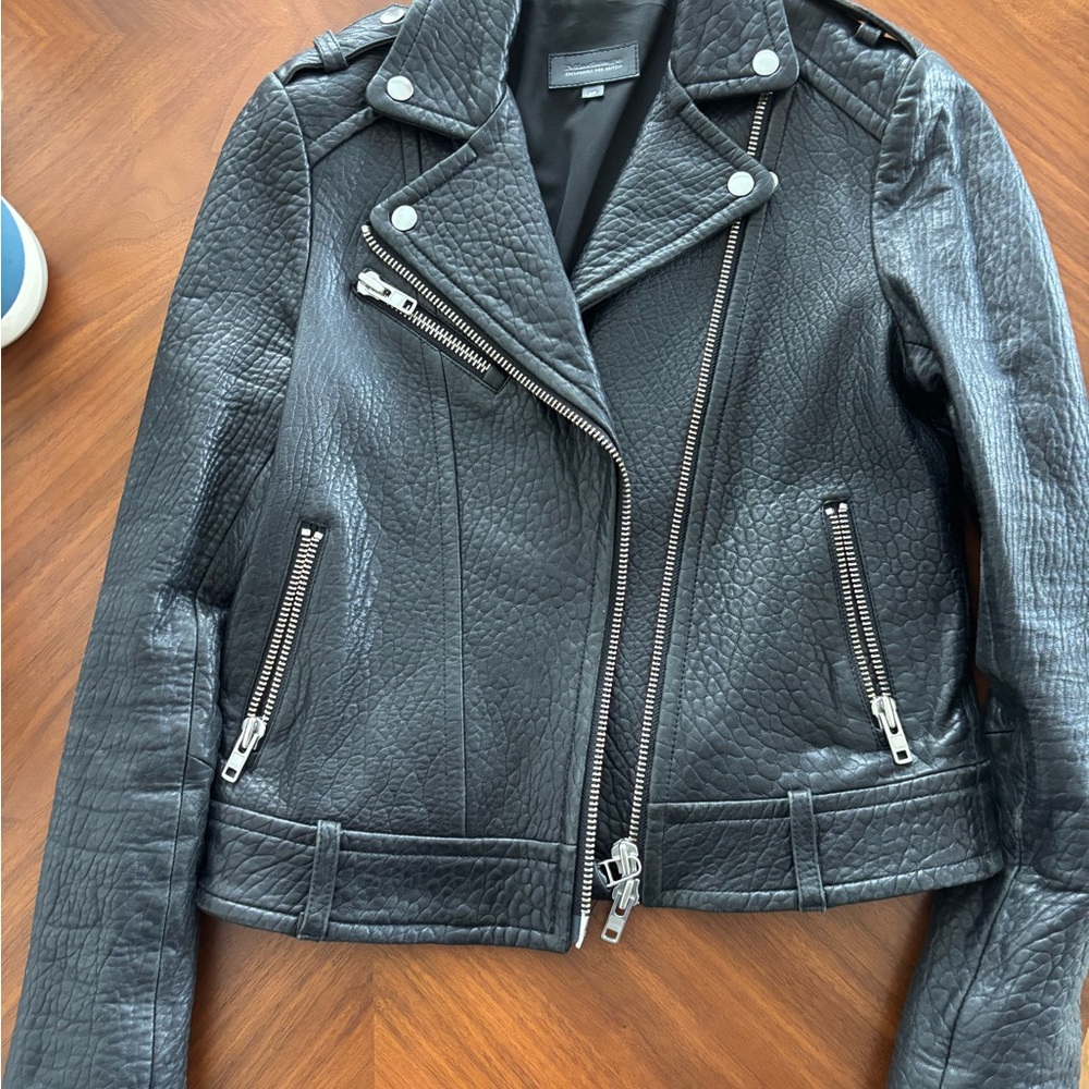 Women's Black Leather Jacket